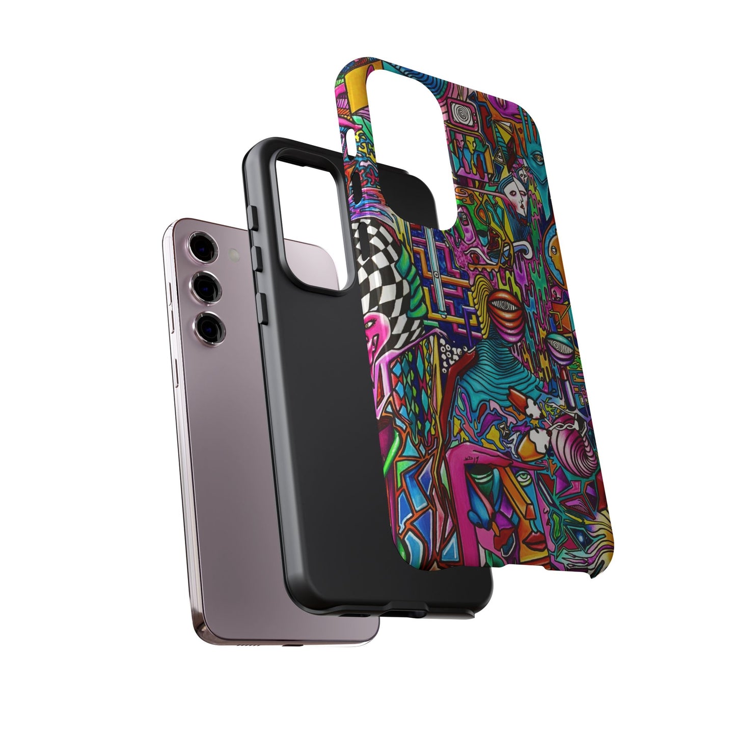 Dream World Vibrant Phone Case with Abstract Art | Tough Cases for Creative Souls, Colorful Accessories, Unique Gifts, Phone Protection, Artistic [...]