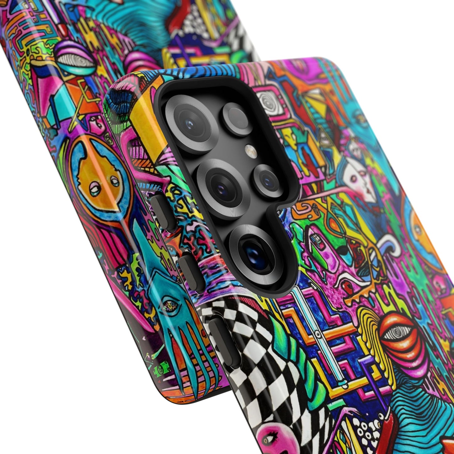 Dream World Vibrant Phone Case with Abstract Art | Tough Cases for Creative Souls, Colorful Accessories, Unique Gifts, Phone Protection, Artistic [...]