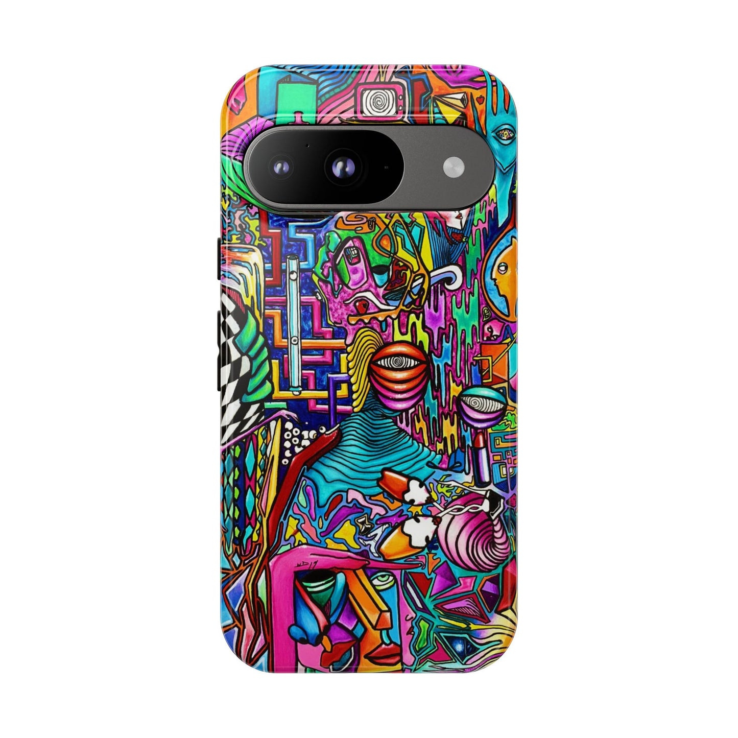 Dream World Vibrant Phone Case with Abstract Art | Tough Cases for Creative Souls, Colorful Accessories, Unique Gifts, Phone Protection, Artistic [...]
