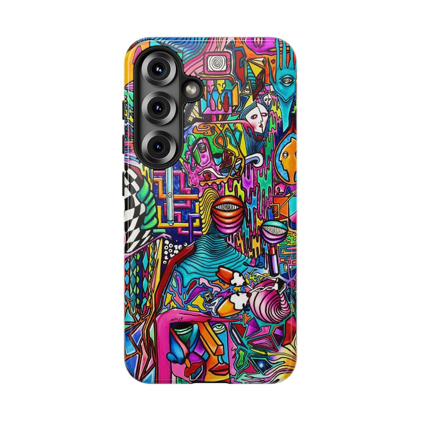 Dream World Vibrant Phone Case with Abstract Art | Tough Cases for Creative Souls, Colorful Accessories, Unique Gifts, Phone Protection, Artistic [...]