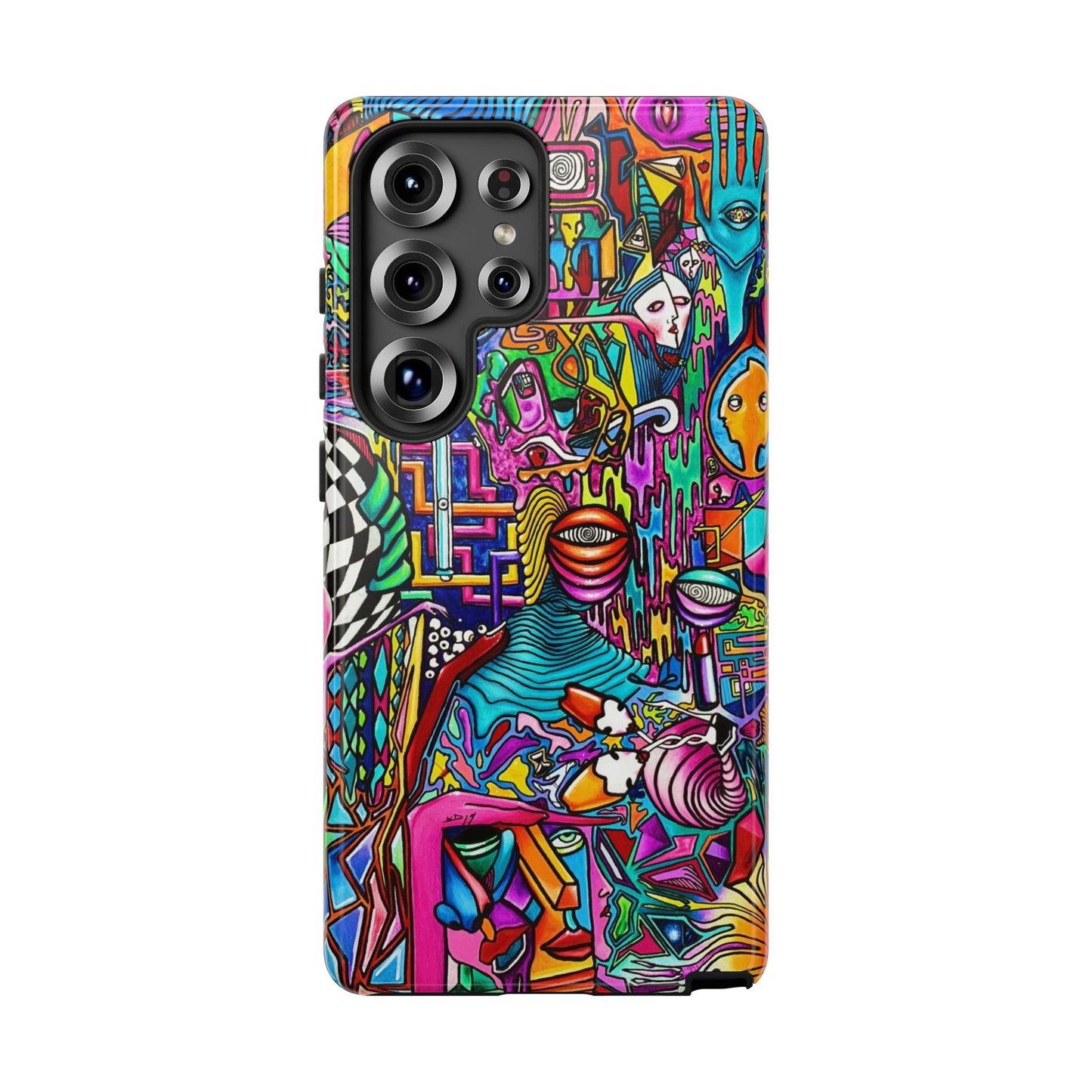 Dream World Vibrant Phone Case with Abstract Art | Tough Cases for Creative Souls, Colorful Accessories, Unique Gifts, Phone Protection, Artistic [...]