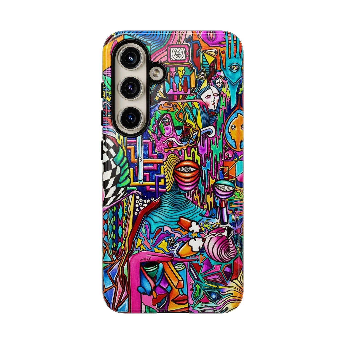 Dream World Vibrant Phone Case with Abstract Art | Tough Cases for Creative Souls, Colorful Accessories, Unique Gifts, Phone Protection, Artistic [...]