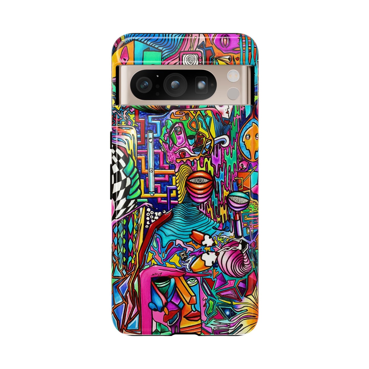 Dream World Vibrant Phone Case with Abstract Art | Tough Cases for Creative Souls, Colorful Accessories, Unique Gifts, Phone Protection, Artistic [...]