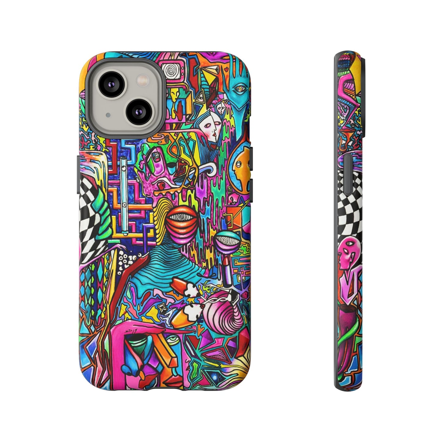 Dream World Vibrant Phone Case with Abstract Art | Tough Cases for Creative Souls, Colorful Accessories, Unique Gifts, Phone Protection, Artistic [...]
