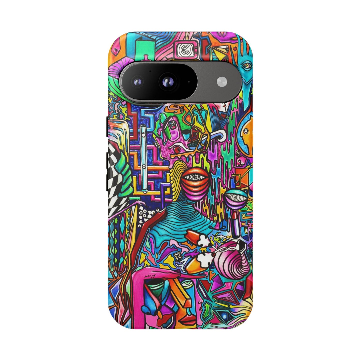 Dream World Vibrant Phone Case with Abstract Art | Tough Cases for Creative Souls, Colorful Accessories, Unique Gifts, Phone Protection, Artistic [...]