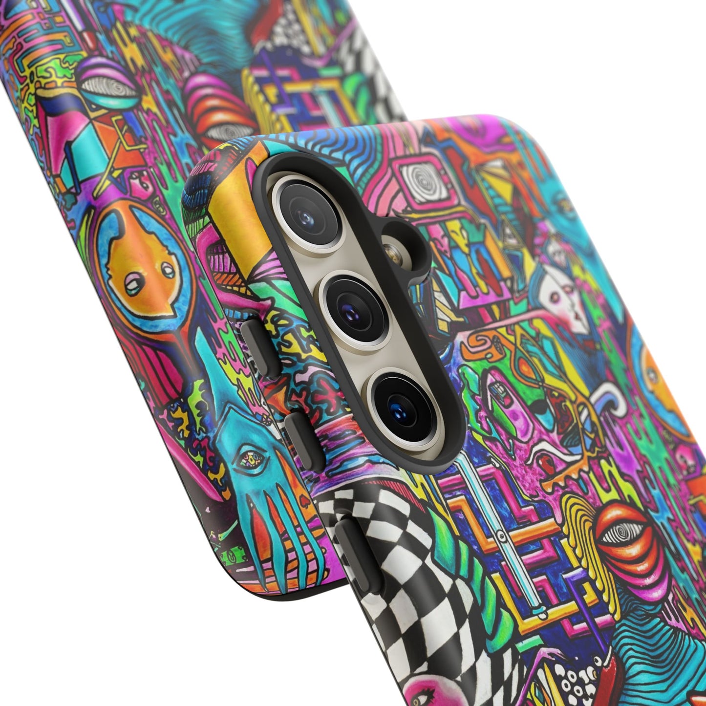 Dream World Vibrant Phone Case with Abstract Art | Tough Cases for Creative Souls, Colorful Accessories, Unique Gifts, Phone Protection, Artistic [...]