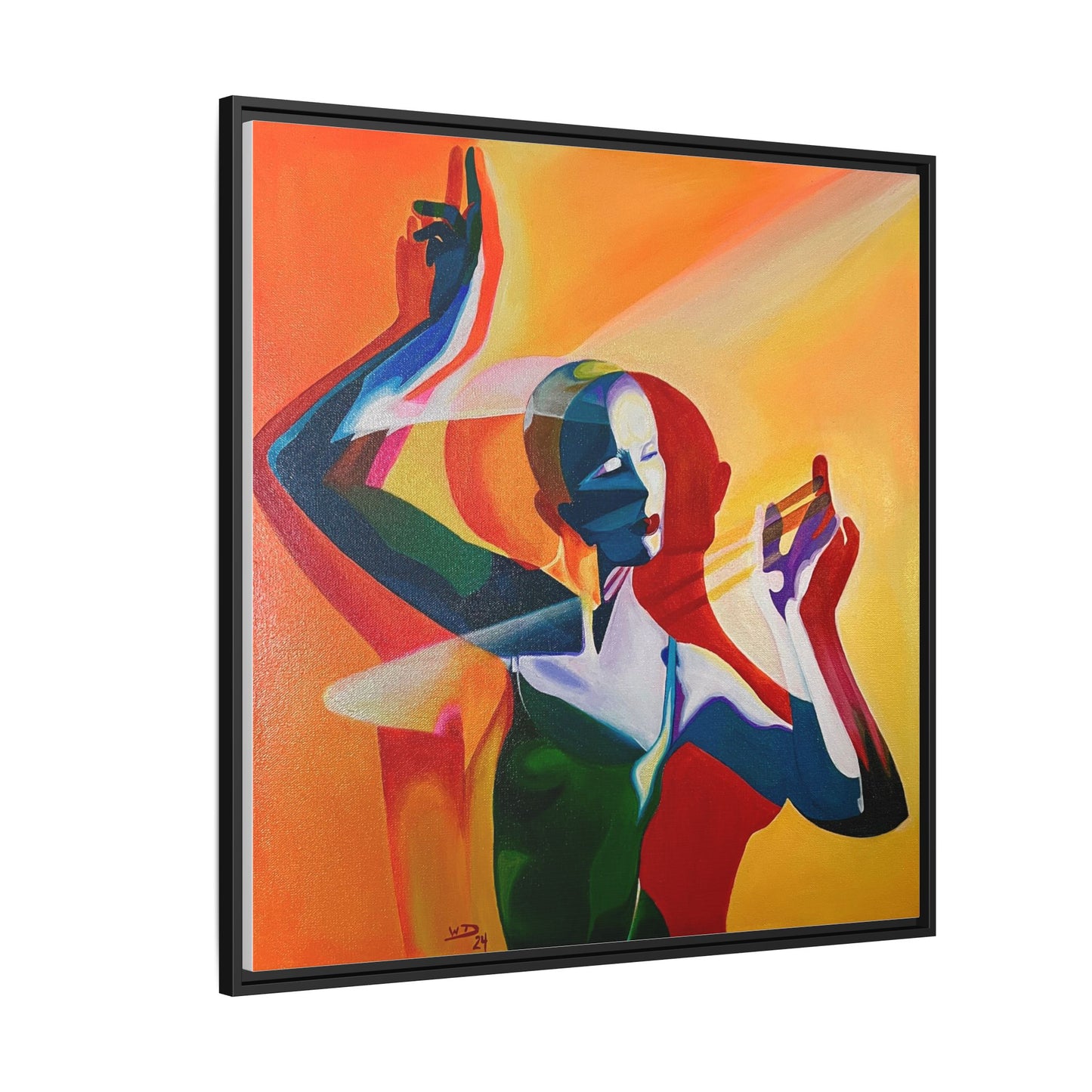 Murder on the Dance Floor ~ Framed Canvas Reproduction