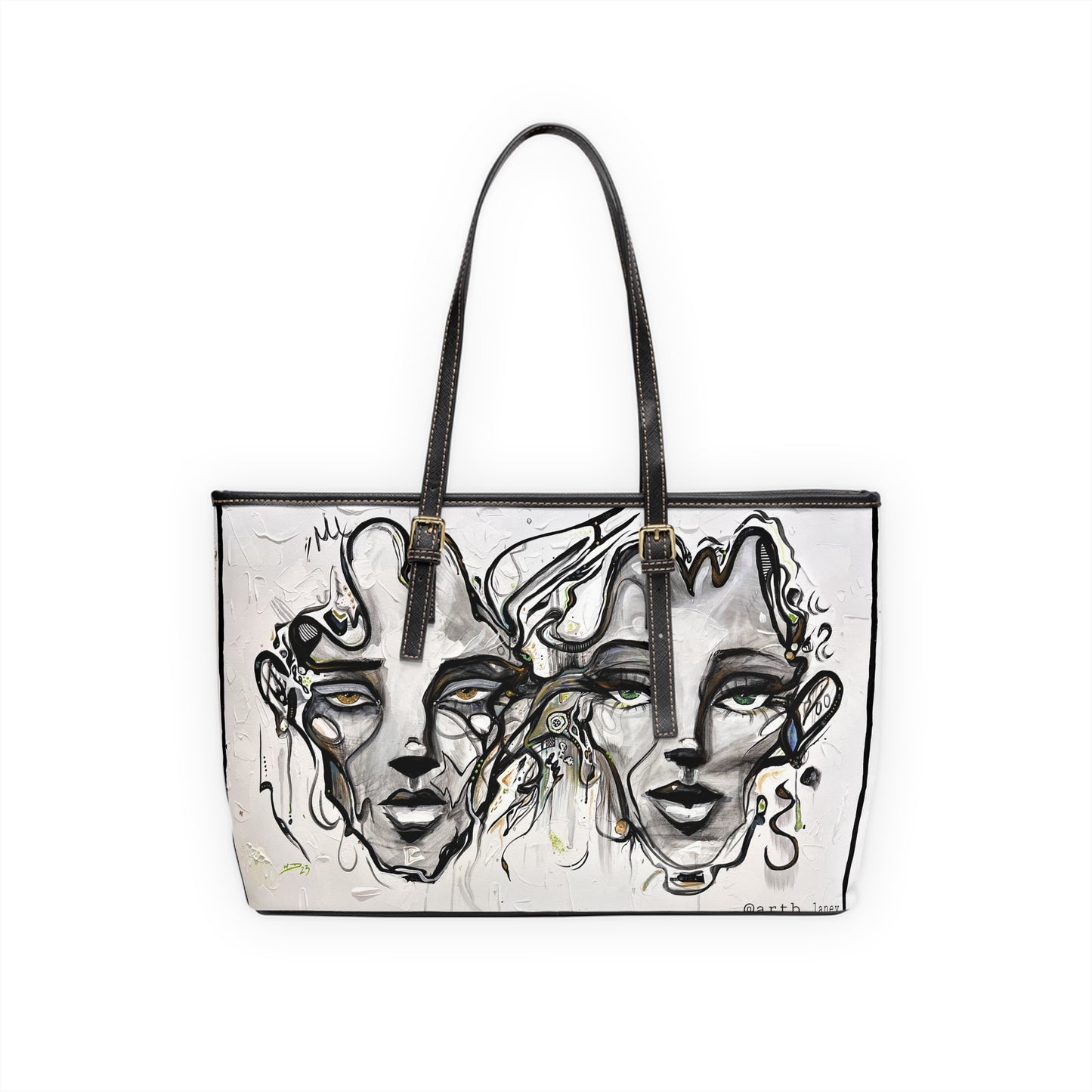 We're Good PU Leather Shoulder Bag by Art By Laney