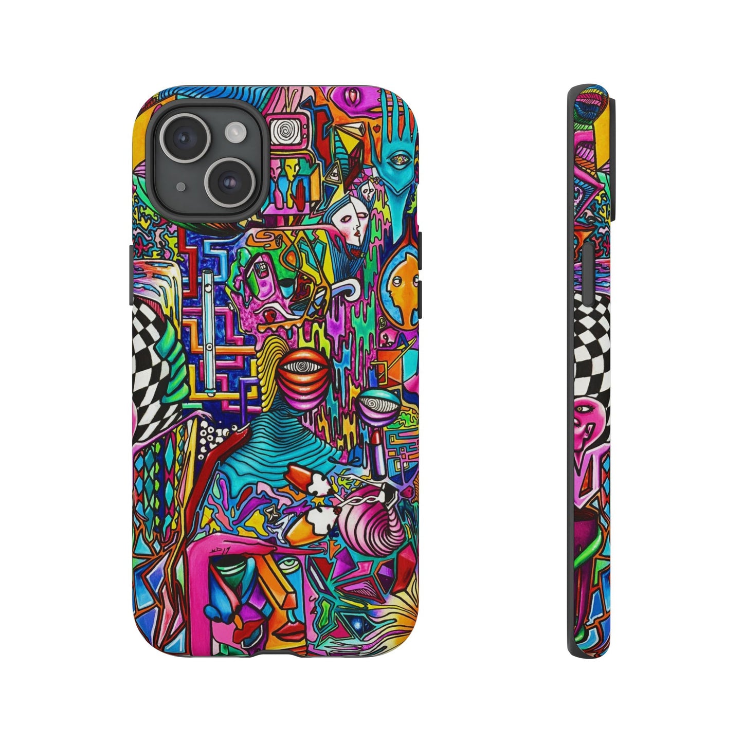 Dream World Vibrant Phone Case with Abstract Art | Tough Cases for Creative Souls, Colorful Accessories, Unique Gifts, Phone Protection, Artistic [...]