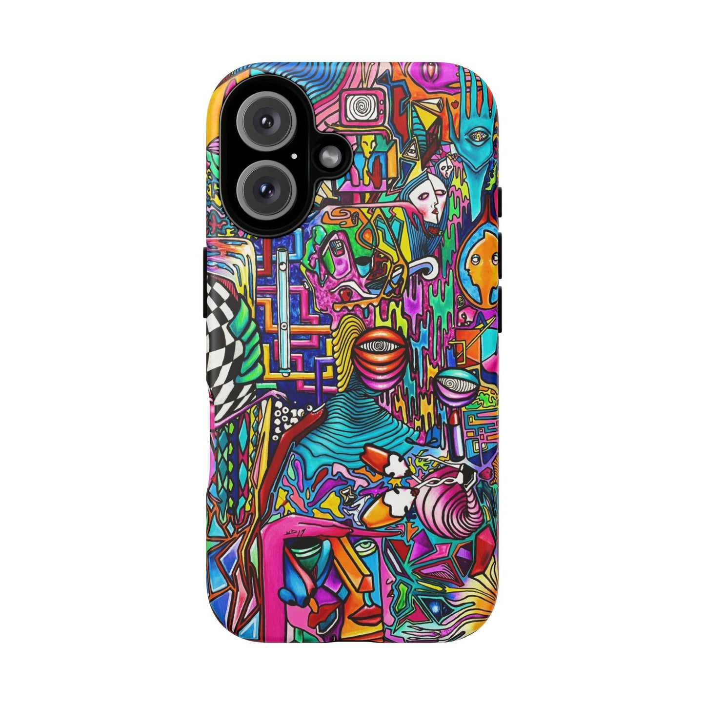 Dream World Vibrant Phone Case with Abstract Art | Tough Cases for Creative Souls, Colorful Accessories, Unique Gifts, Phone Protection, Artistic [...]