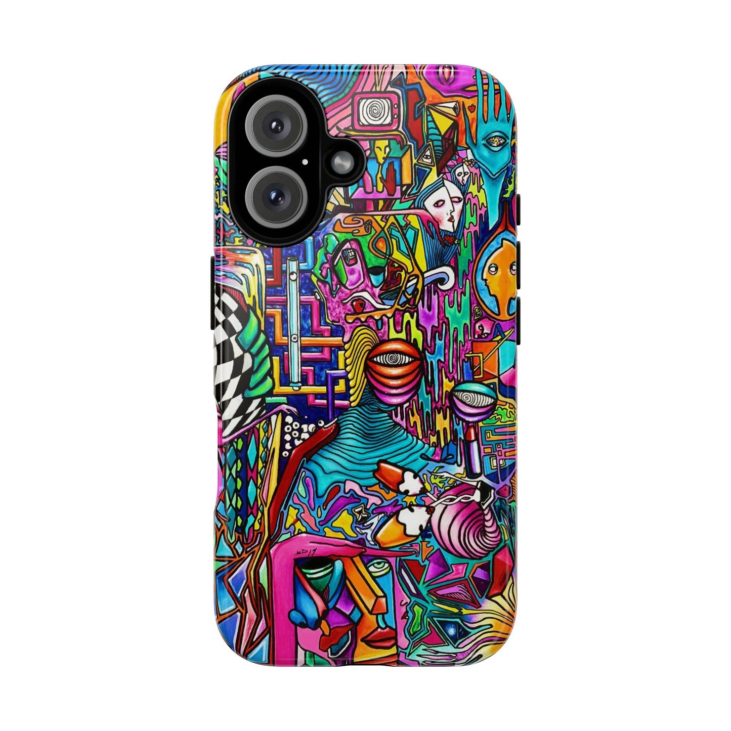 Dream World Vibrant Phone Case with Abstract Art | Tough Cases for Creative Souls, Colorful Accessories, Unique Gifts, Phone Protection, Artistic [...]
