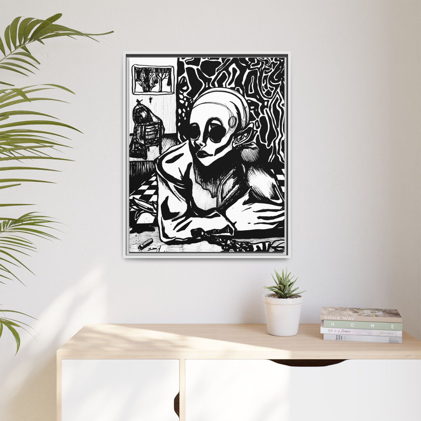 The Meetings Over ~ Canvas Reproduction Frame