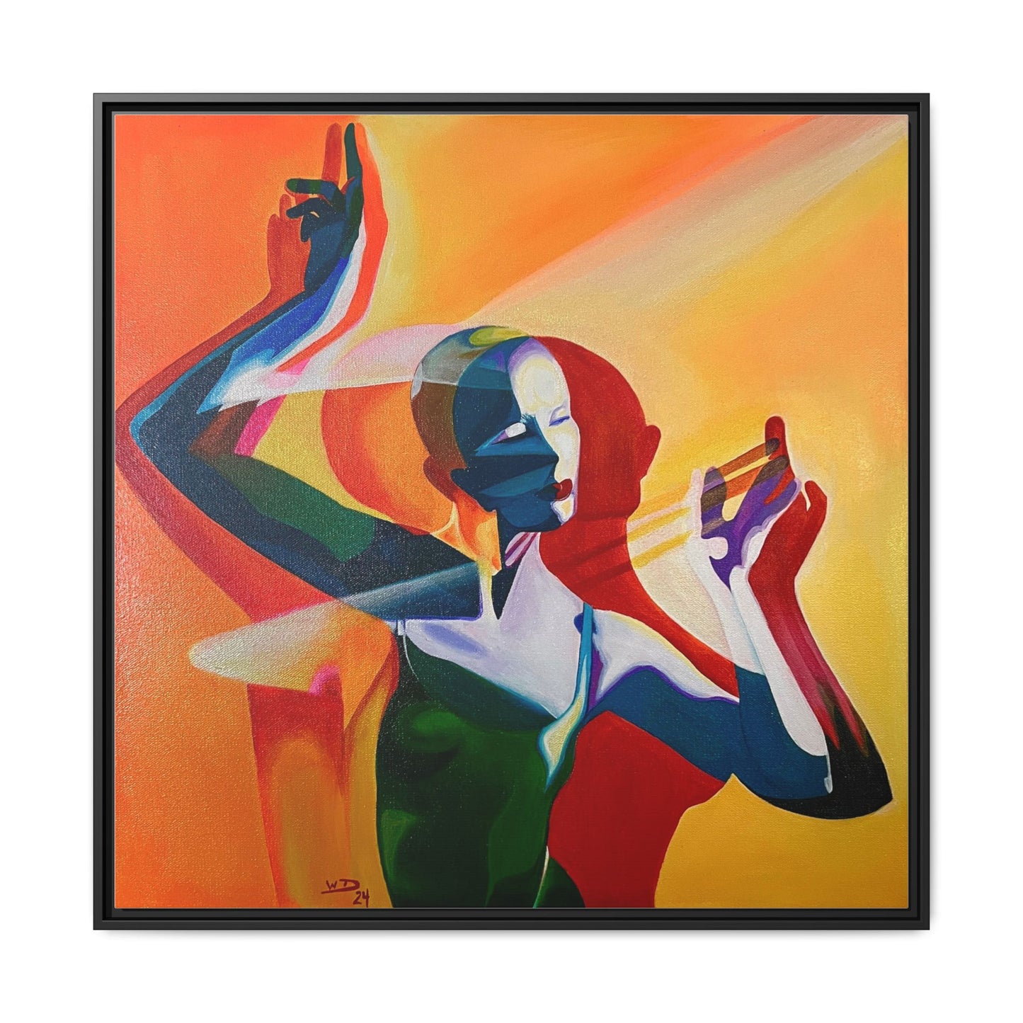 Murder on the Dance Floor ~ Framed Canvas Reproduction