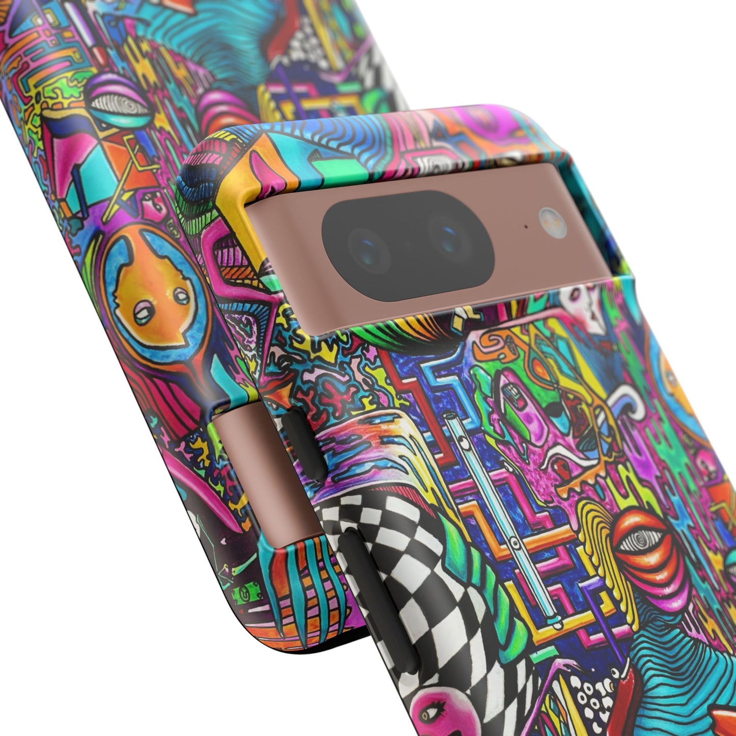 Dream World Vibrant Phone Case with Abstract Art | Tough Cases for Creative Souls, Colorful Accessories, Unique Gifts, Phone Protection, Artistic [...]