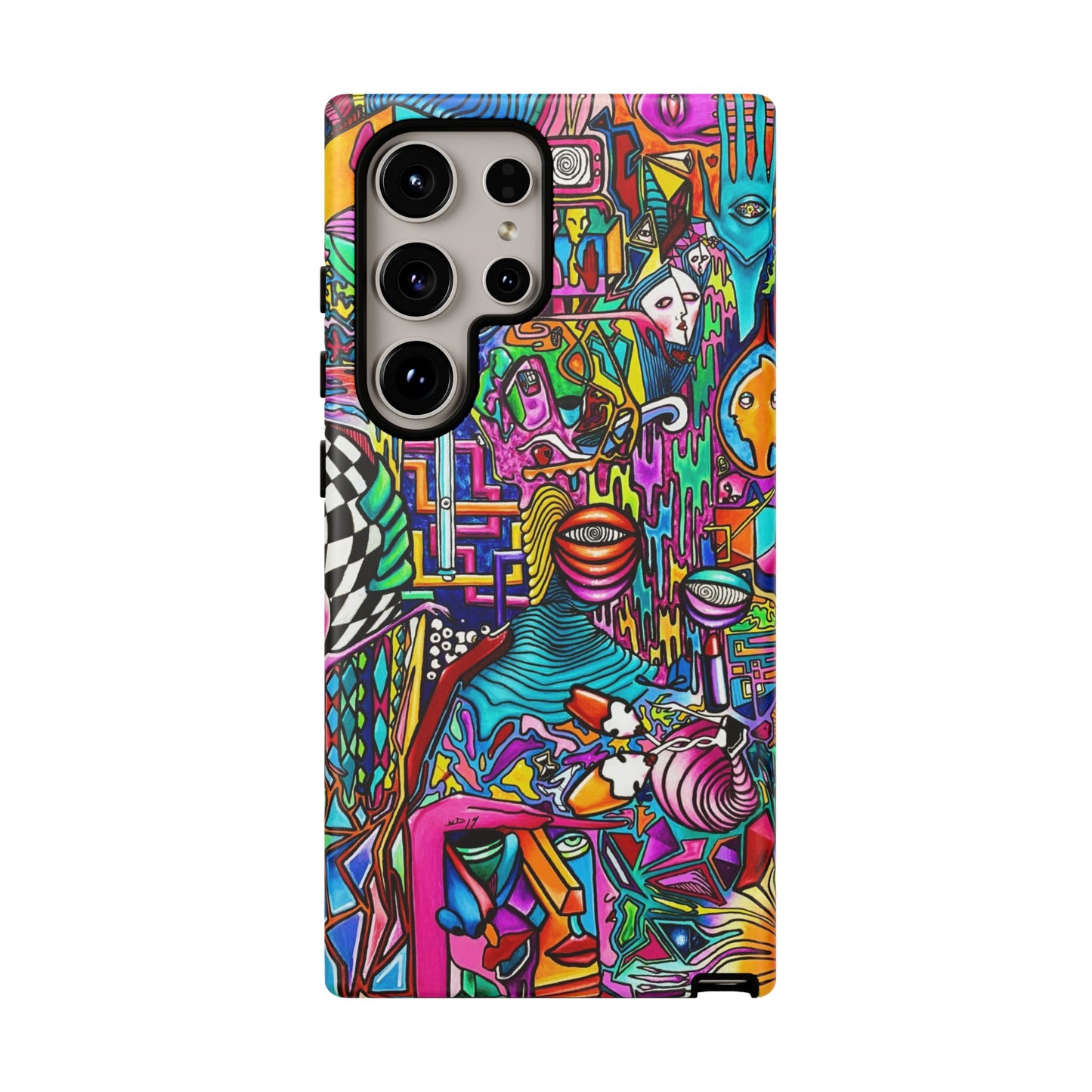 Dream World Vibrant Phone Case with Abstract Art | Tough Cases for Creative Souls, Colorful Accessories, Unique Gifts, Phone Protection, Artistic [...]