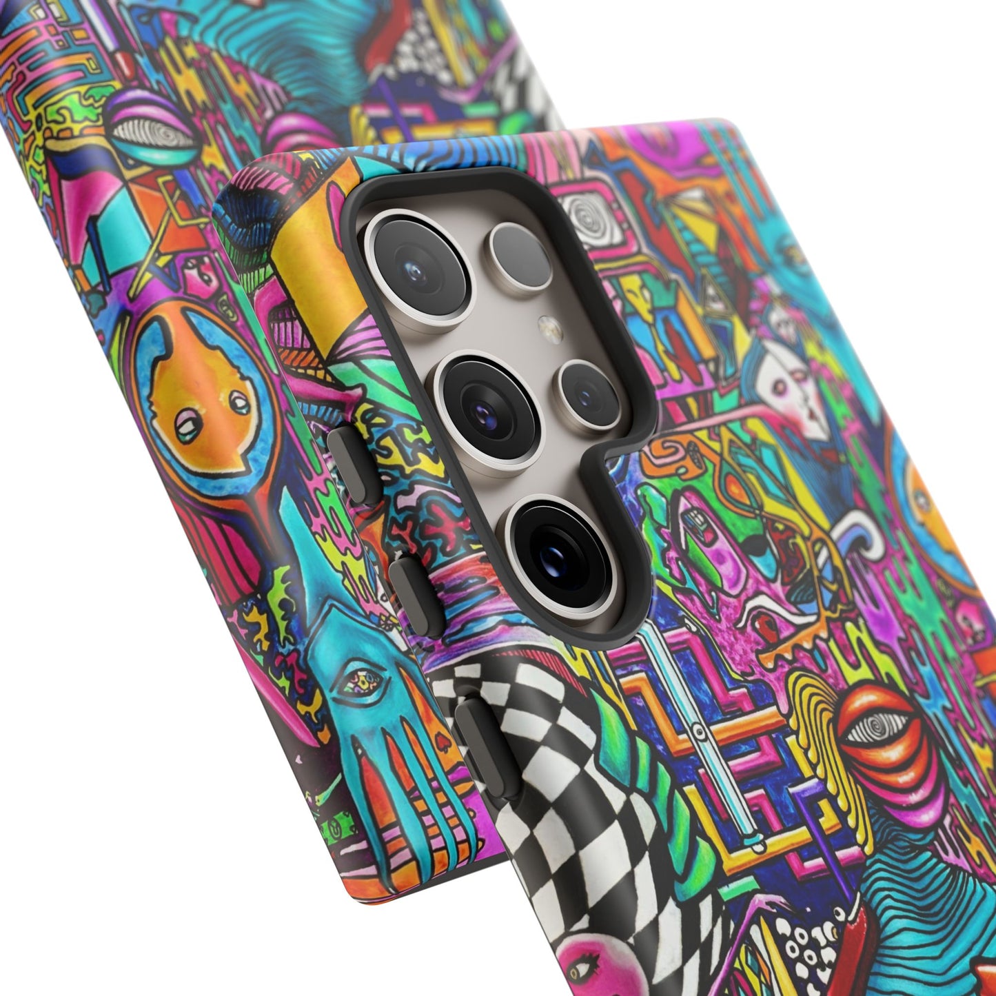 Dream World Vibrant Phone Case with Abstract Art | Tough Cases for Creative Souls, Colorful Accessories, Unique Gifts, Phone Protection, Artistic [...]