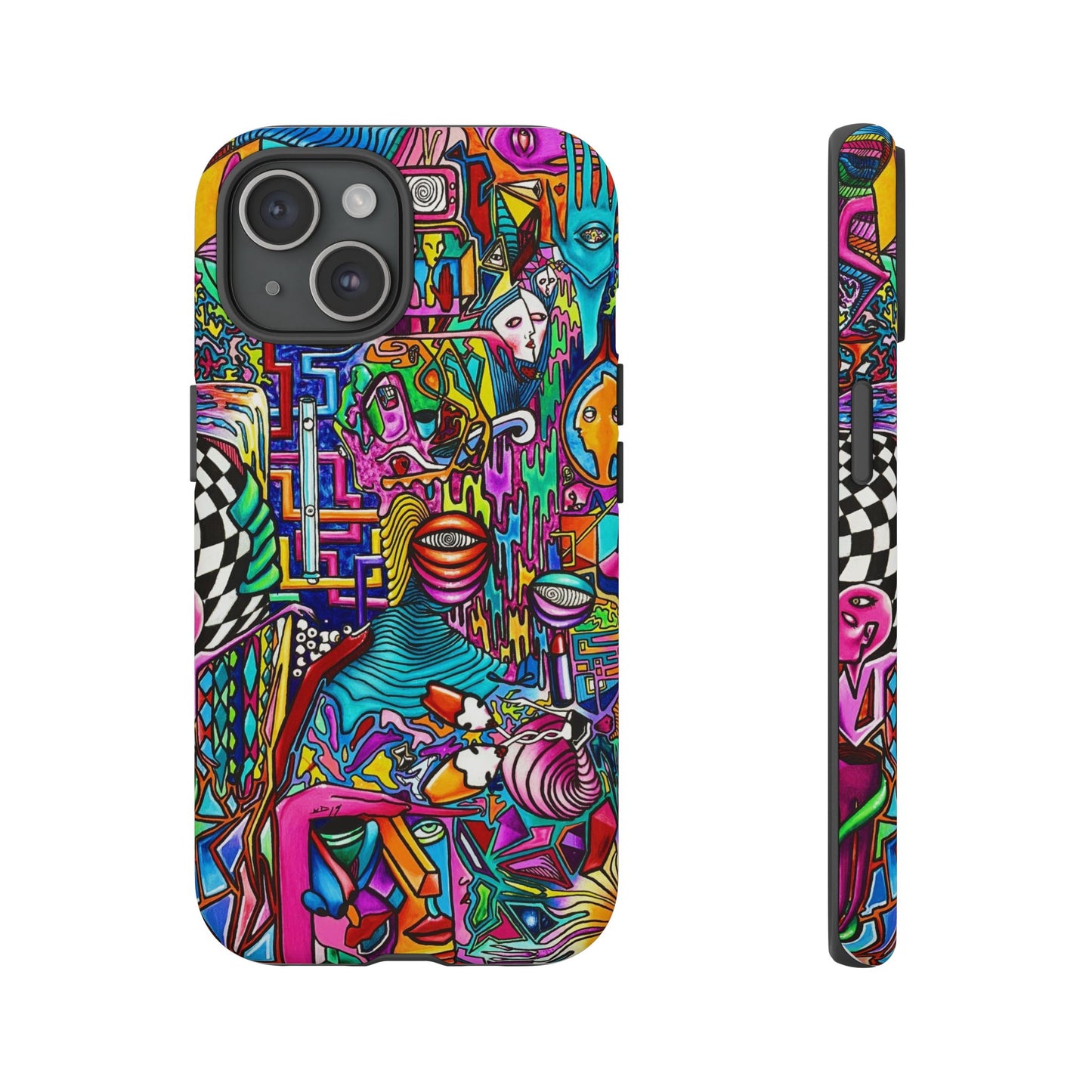 Dream World Vibrant Phone Case with Abstract Art | Tough Cases for Creative Souls, Colorful Accessories, Unique Gifts, Phone Protection, Artistic [...]
