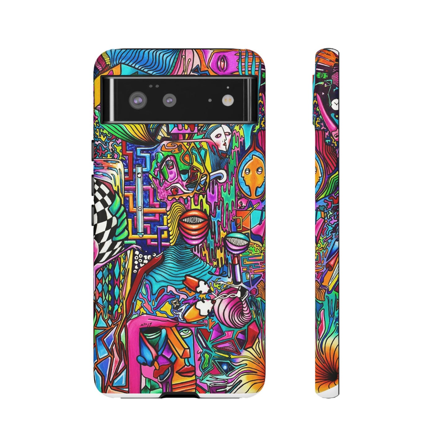 Dream World Vibrant Phone Case with Abstract Art | Tough Cases for Creative Souls, Colorful Accessories, Unique Gifts, Phone Protection, Artistic [...]