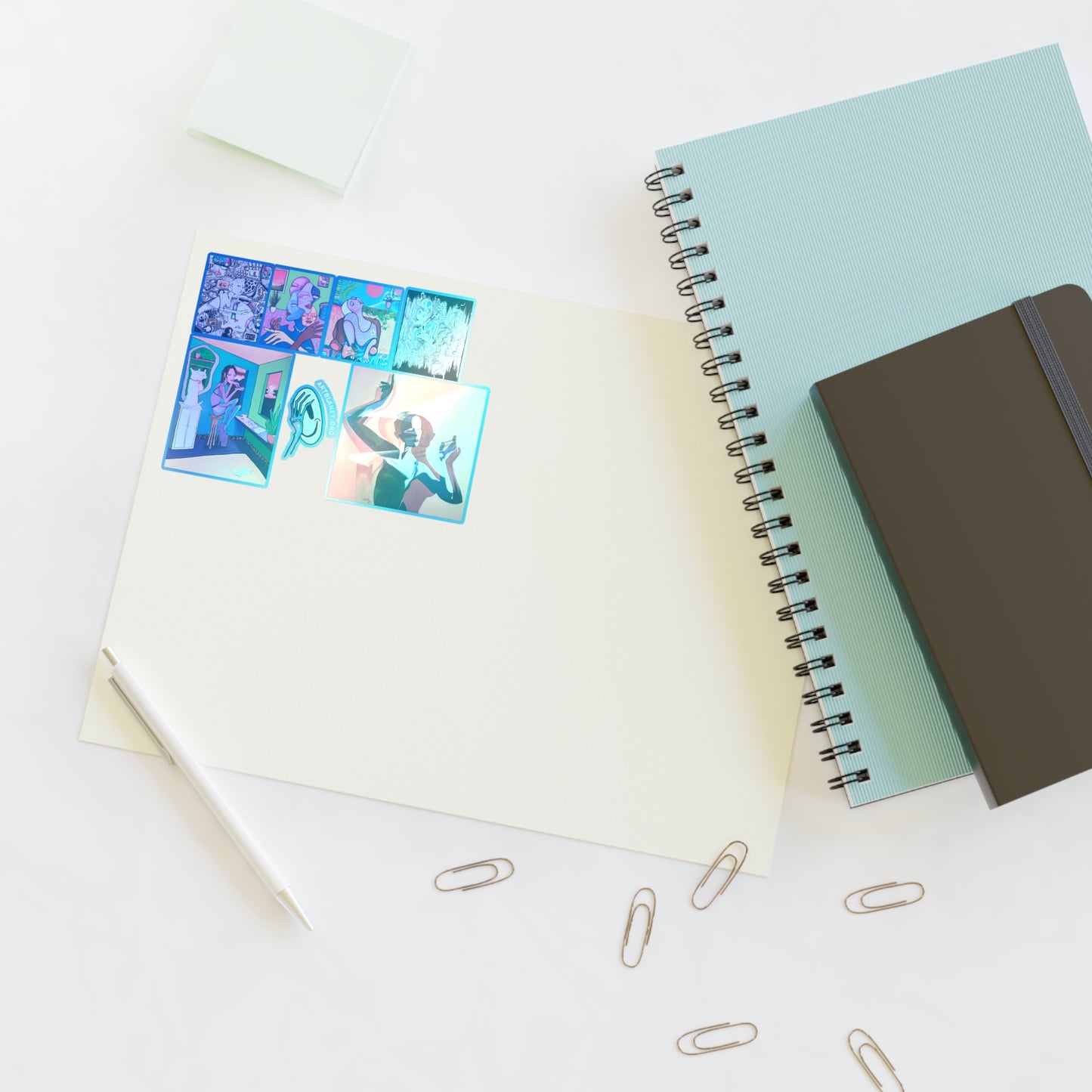 Sticker Sheets Collection #1 - World Dominatrix, Nap Time, Best Face Forward, Then and Now, Growing Pains