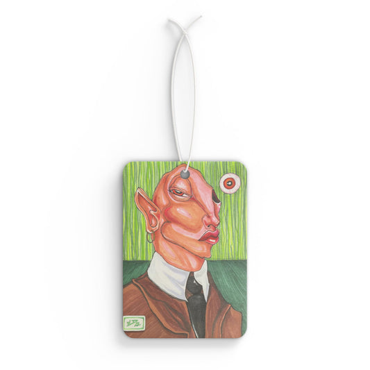 The Governor Quirky Car Air Freshener, Unique Aroma Tag for Car, Funny Gift for Drivers, Art-Inspired Décor, Fresh Scent Accessory