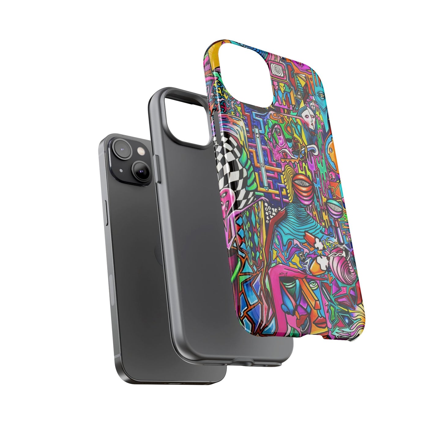 Dream World Vibrant Phone Case with Abstract Art | Tough Cases for Creative Souls, Colorful Accessories, Unique Gifts, Phone Protection, Artistic [...]