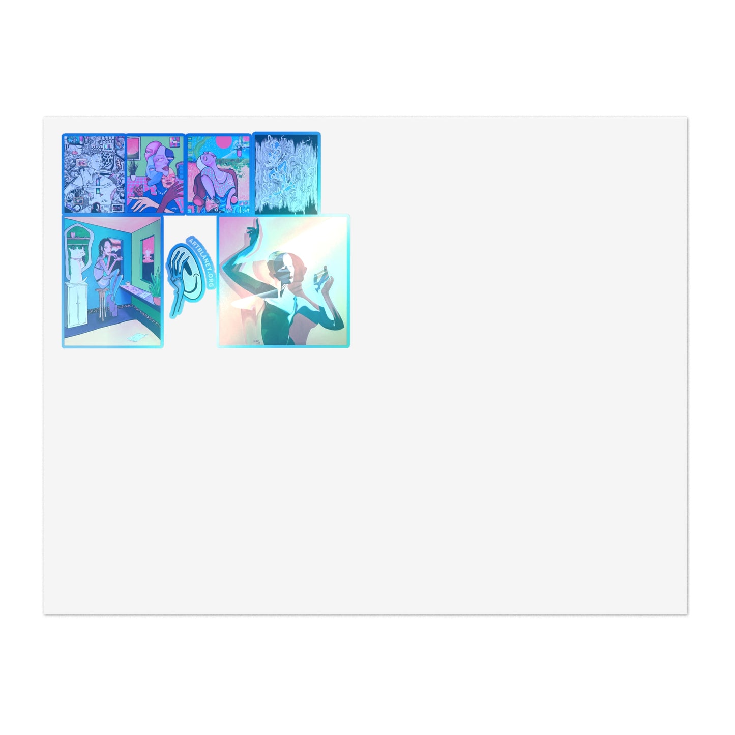 Sticker Sheets Collection #1 - World Dominatrix, Nap Time, Best Face Forward, Then and Now, Growing Pains