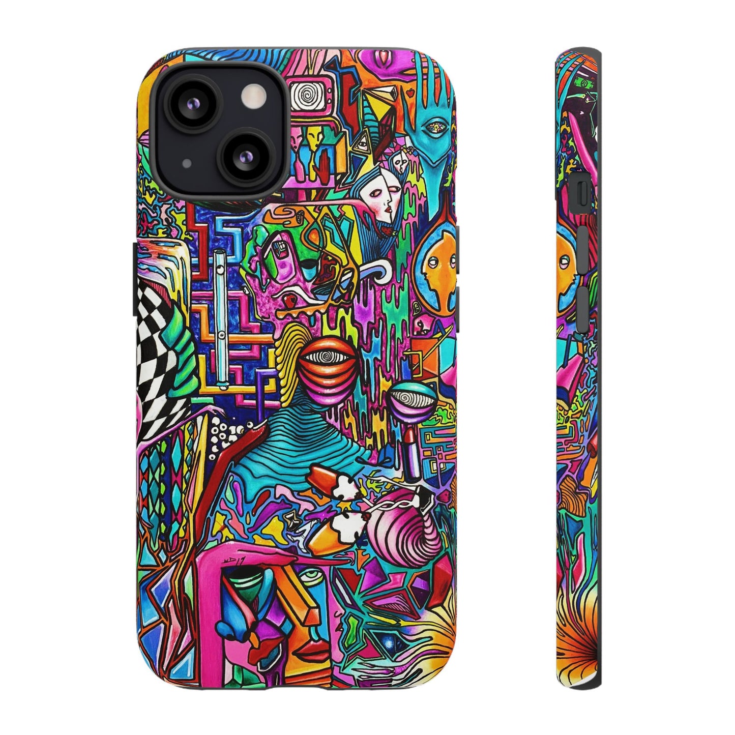 Dream World Vibrant Phone Case with Abstract Art | Tough Cases for Creative Souls, Colorful Accessories, Unique Gifts, Phone Protection, Artistic [...]