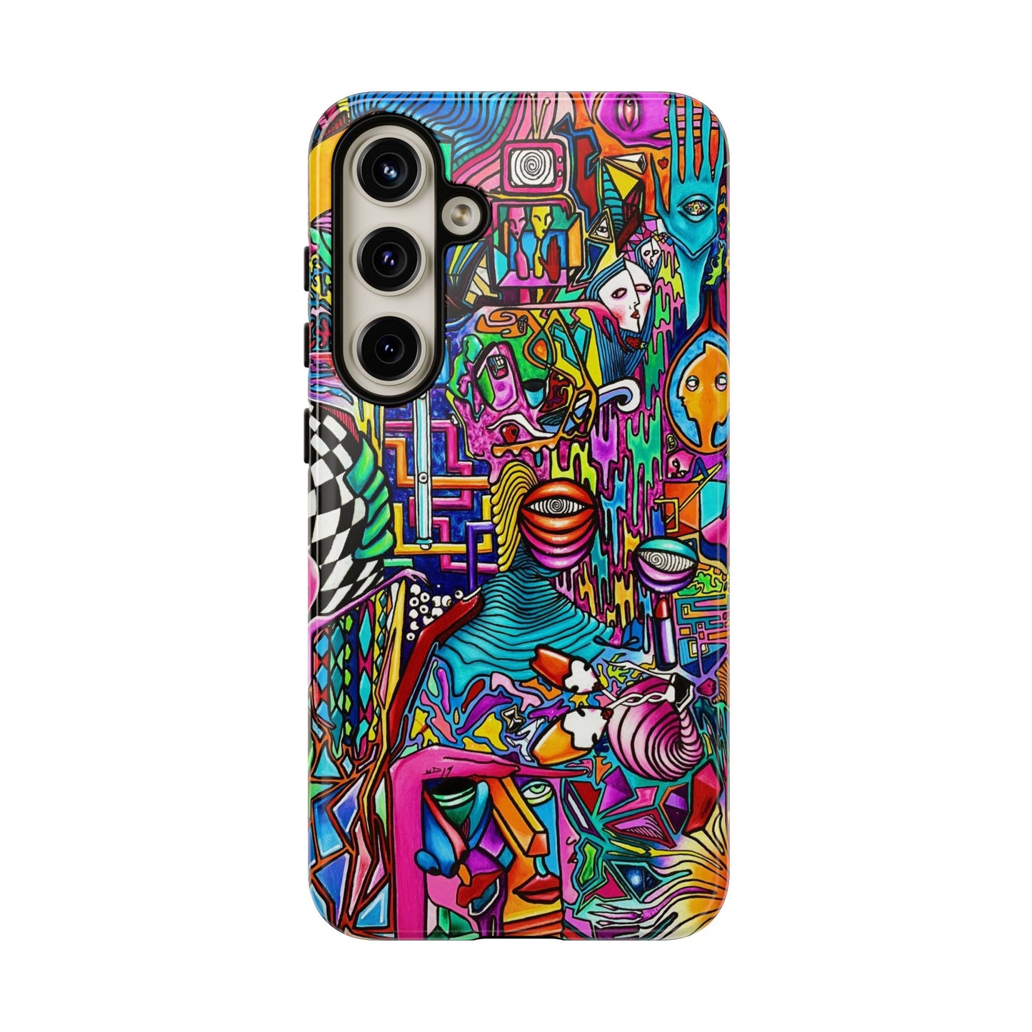 Dream World Vibrant Phone Case with Abstract Art | Tough Cases for Creative Souls, Colorful Accessories, Unique Gifts, Phone Protection, Artistic [...]
