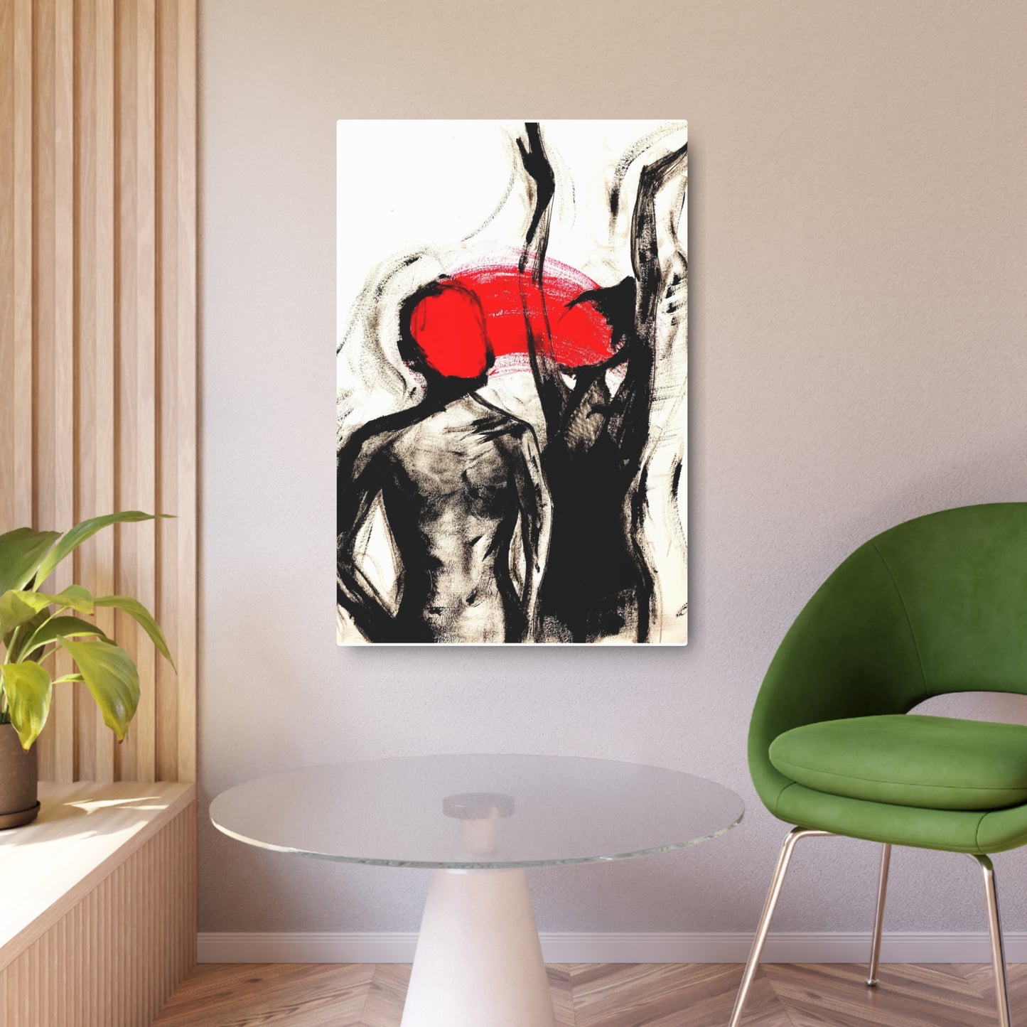 When You Move, I' Moved ~ Metal Reproduction by Art By Laney