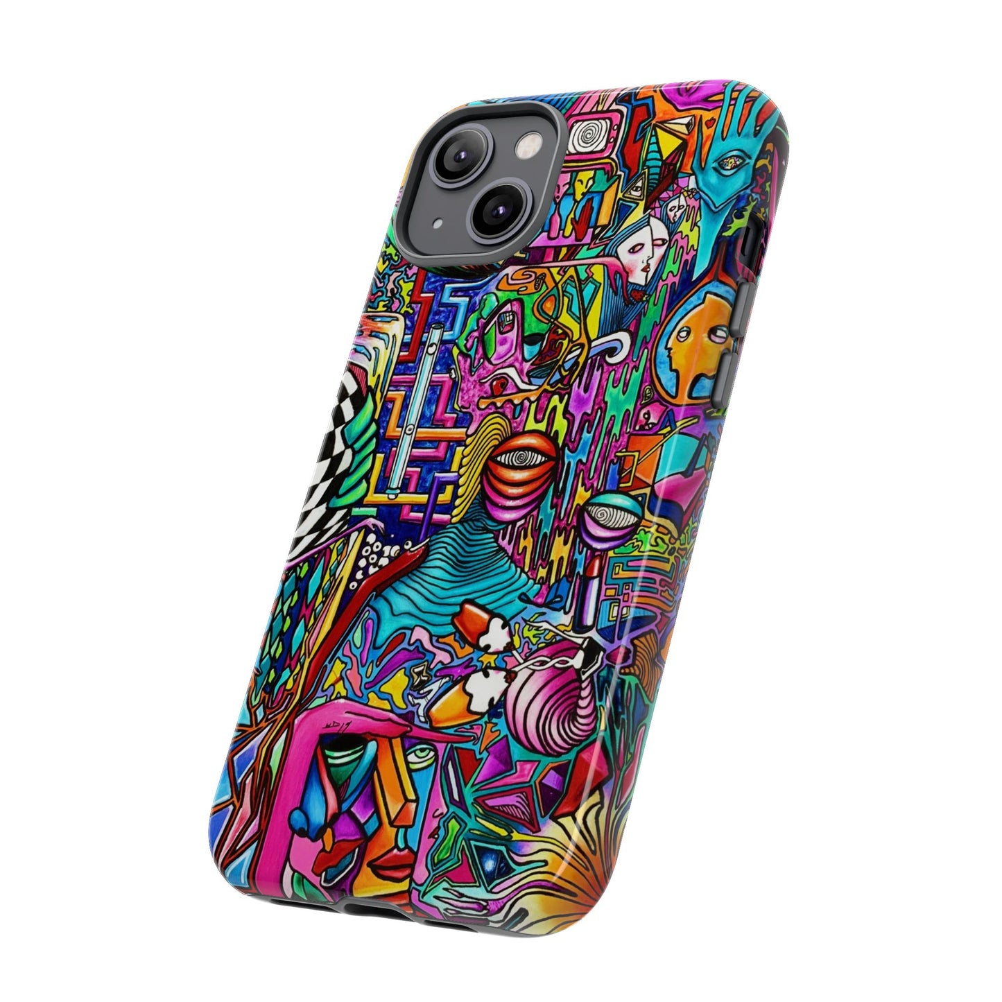 Dream World Vibrant Phone Case with Abstract Art | Tough Cases for Creative Souls, Colorful Accessories, Unique Gifts, Phone Protection, Artistic [...]