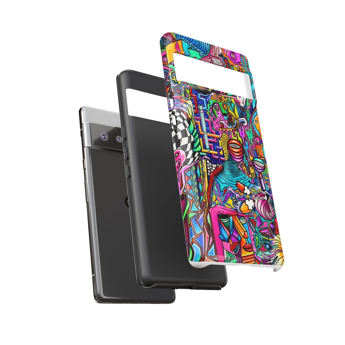 Dream World Vibrant Phone Case with Abstract Art | Tough Cases for Creative Souls, Colorful Accessories, Unique Gifts, Phone Protection, Artistic [...]