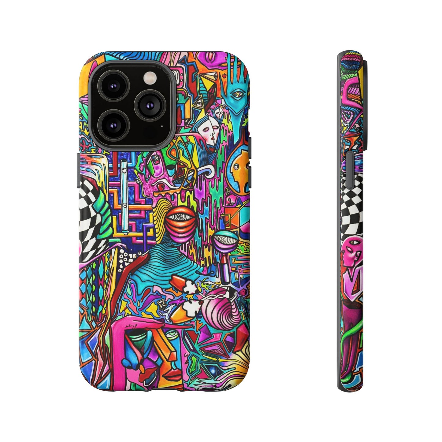 Dream World Vibrant Phone Case with Abstract Art | Tough Cases for Creative Souls, Colorful Accessories, Unique Gifts, Phone Protection, Artistic [...]