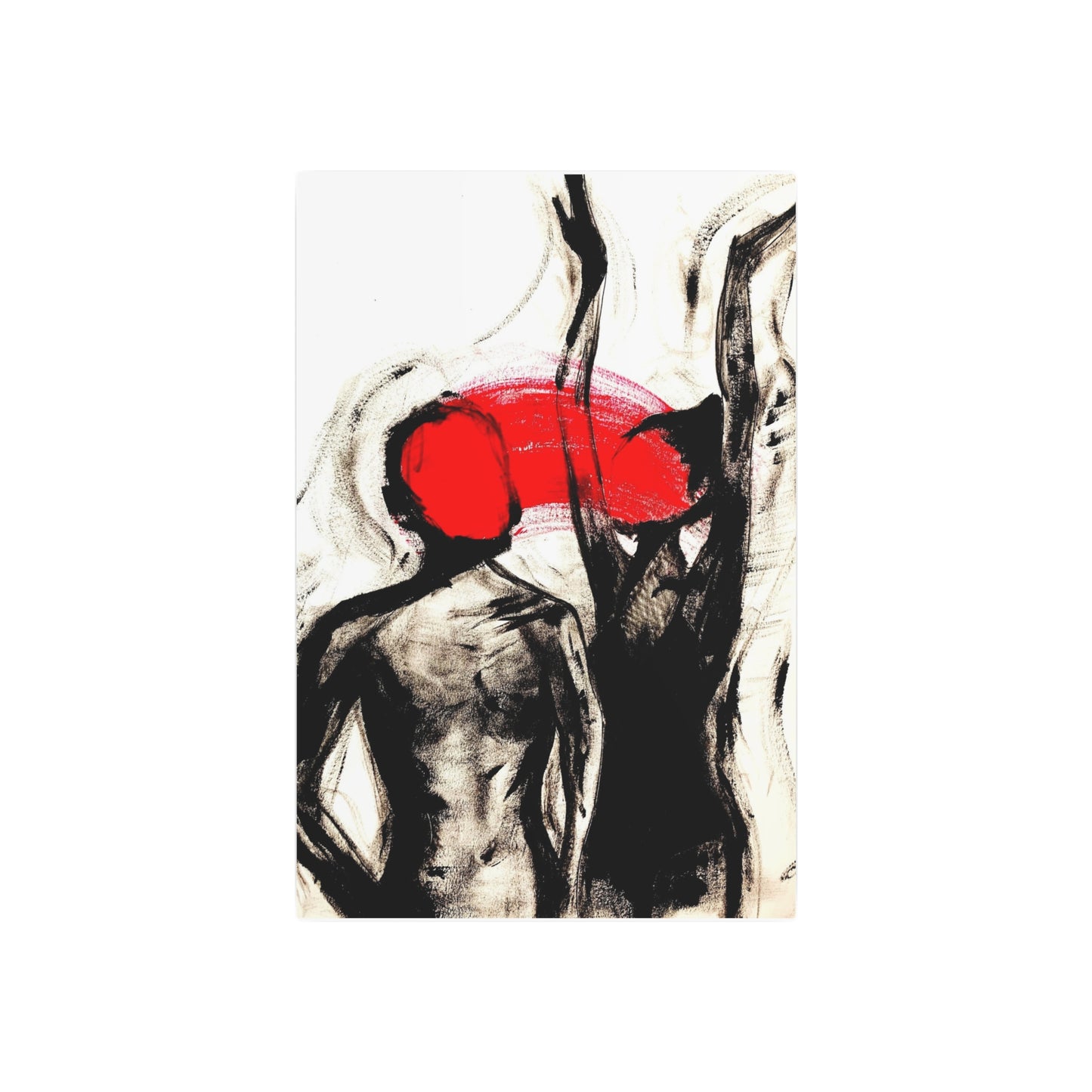 When You Move, I' Moved ~ Metal Reproduction by Art By Laney