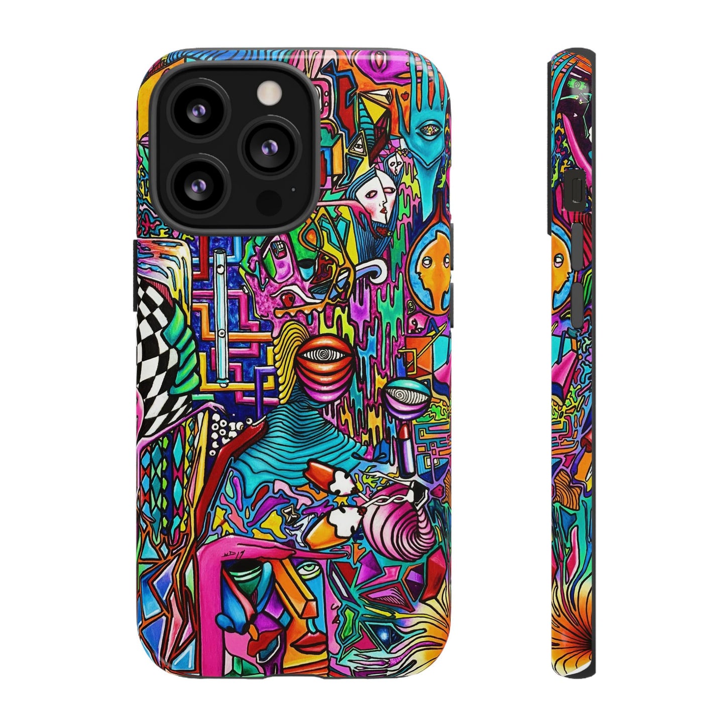 Dream World Vibrant Phone Case with Abstract Art | Tough Cases for Creative Souls, Colorful Accessories, Unique Gifts, Phone Protection, Artistic [...]