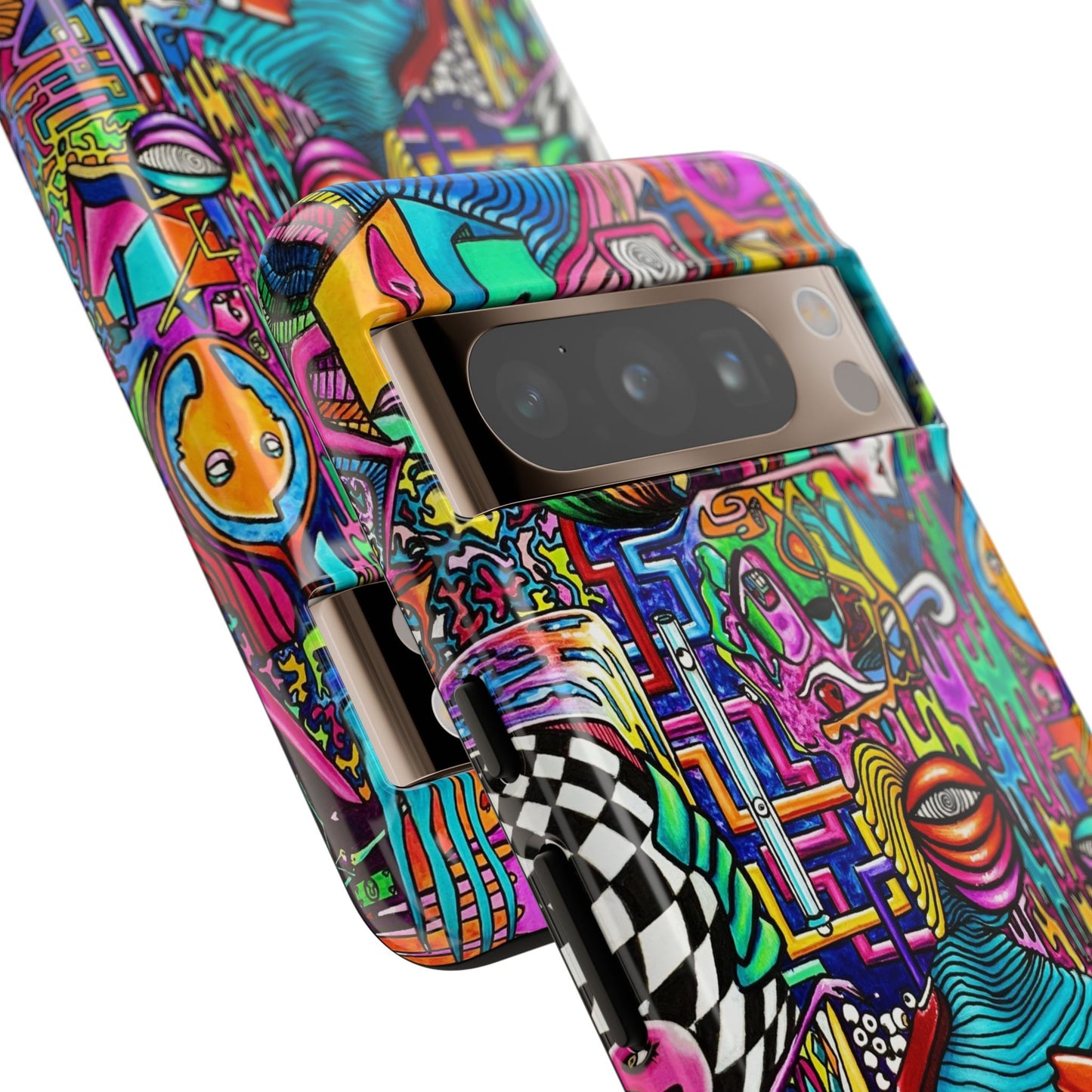 Dream World Vibrant Phone Case with Abstract Art | Tough Cases for Creative Souls, Colorful Accessories, Unique Gifts, Phone Protection, Artistic [...]