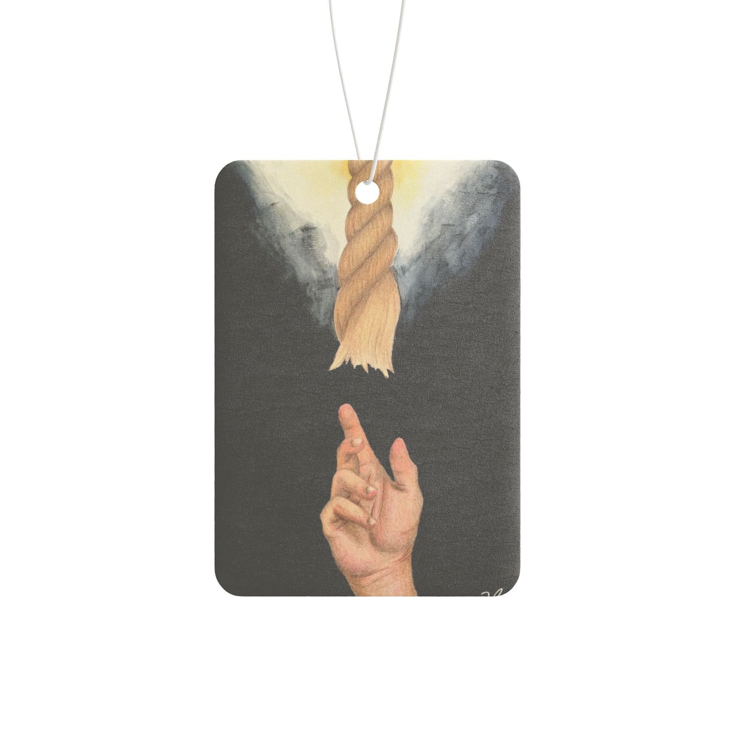 Hope/ Help Car Air Freshener, Unique Aromatic Decor for Vehicles, Gift for Car Lovers, Eco-Friendly Travel Essential, Scented Accessories