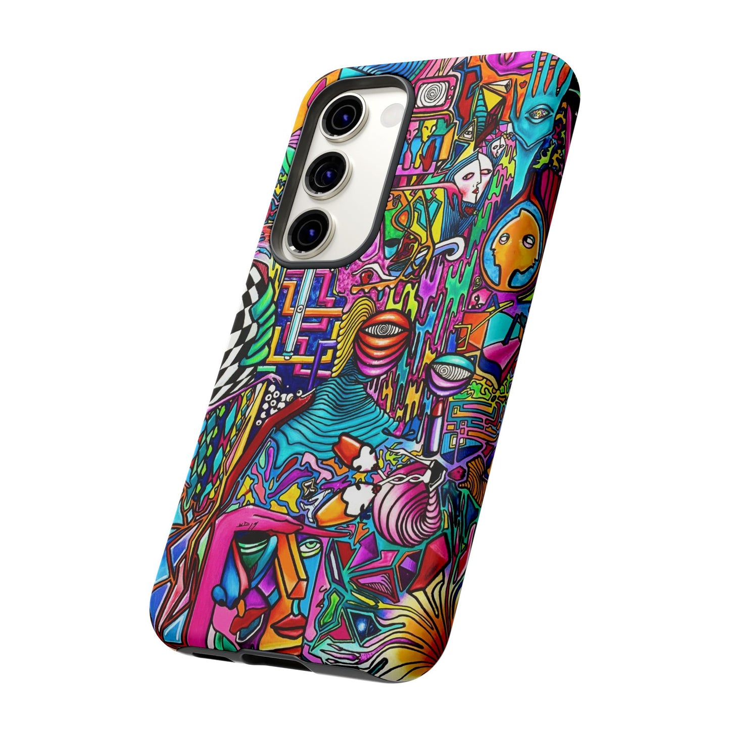Dream World Vibrant Phone Case with Abstract Art | Tough Cases for Creative Souls, Colorful Accessories, Unique Gifts, Phone Protection, Artistic [...]