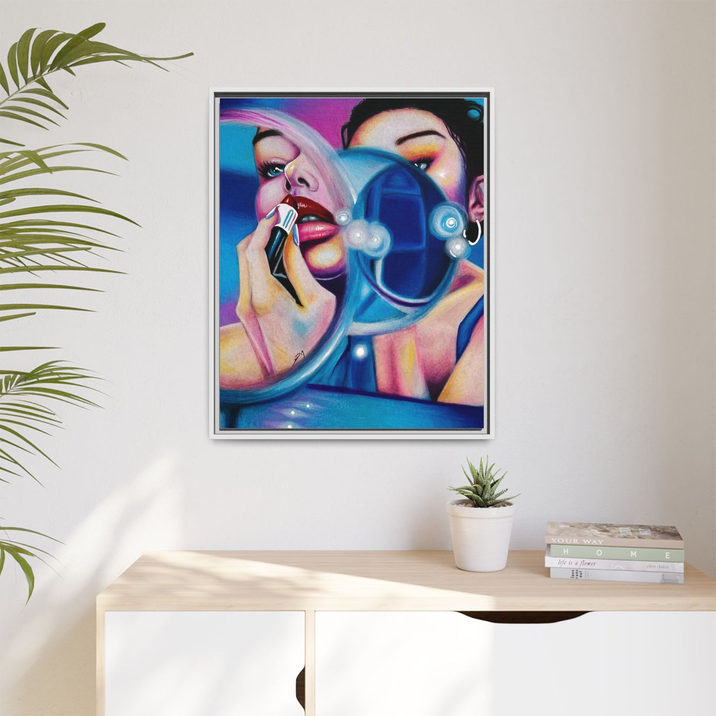 My Favorite Stranger ~ Framed Canvas Reproduction