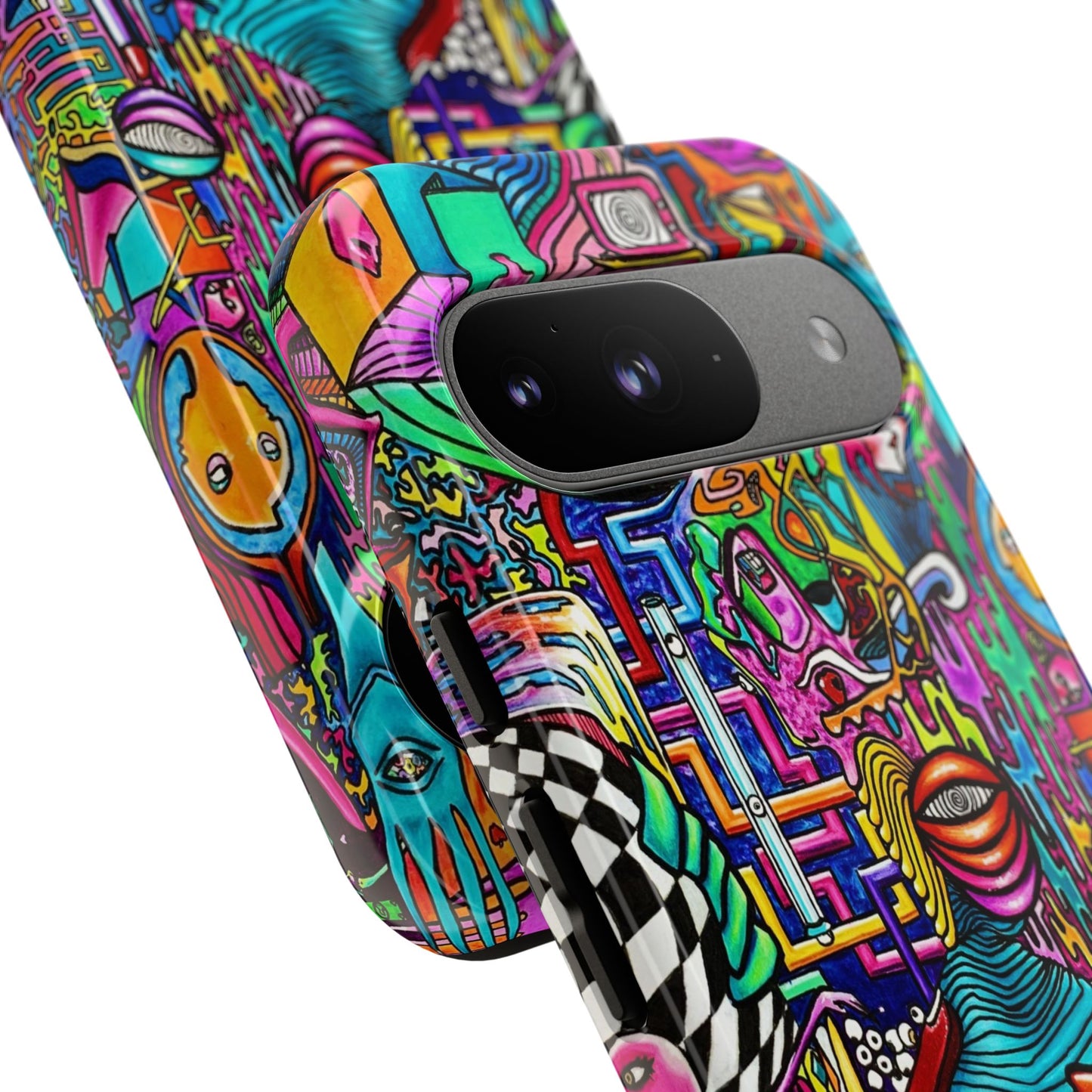 Dream World Vibrant Phone Case with Abstract Art | Tough Cases for Creative Souls, Colorful Accessories, Unique Gifts, Phone Protection, Artistic [...]