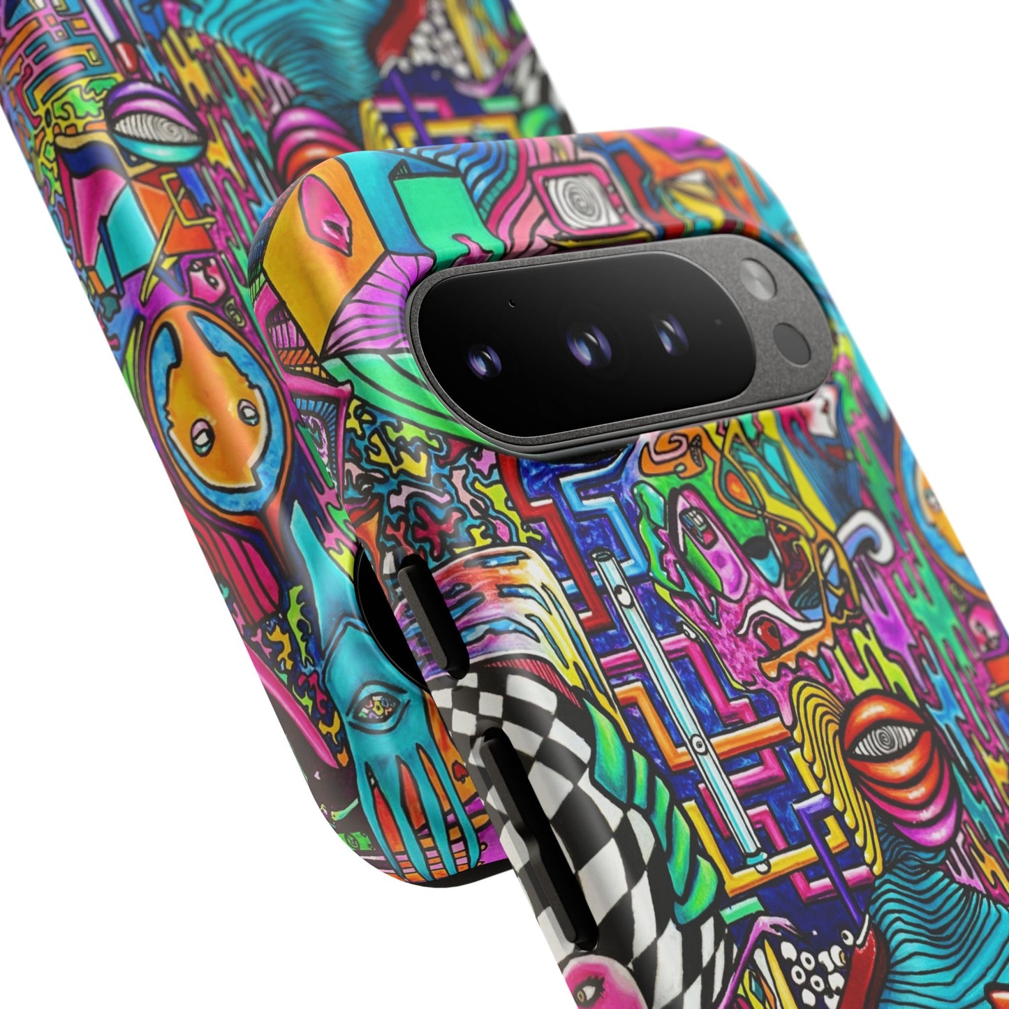 Dream World Vibrant Phone Case with Abstract Art | Tough Cases for Creative Souls, Colorful Accessories, Unique Gifts, Phone Protection, Artistic [...]