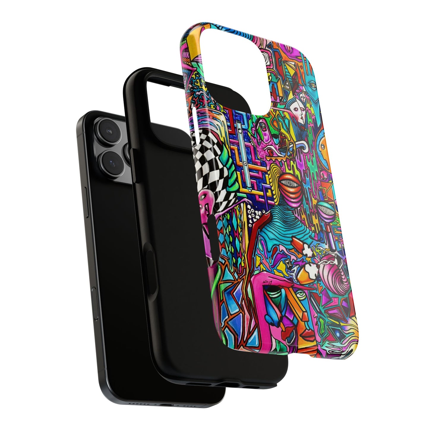 Dream World Vibrant Phone Case with Abstract Art | Tough Cases for Creative Souls, Colorful Accessories, Unique Gifts, Phone Protection, Artistic [...]