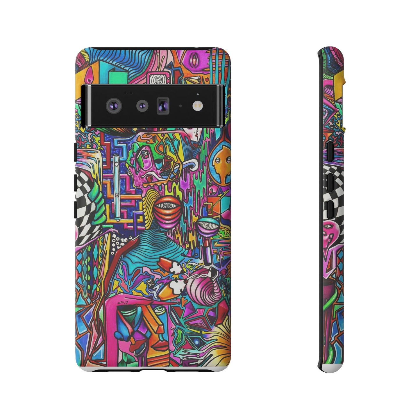 Dream World Vibrant Phone Case with Abstract Art | Tough Cases for Creative Souls, Colorful Accessories, Unique Gifts, Phone Protection, Artistic [...]