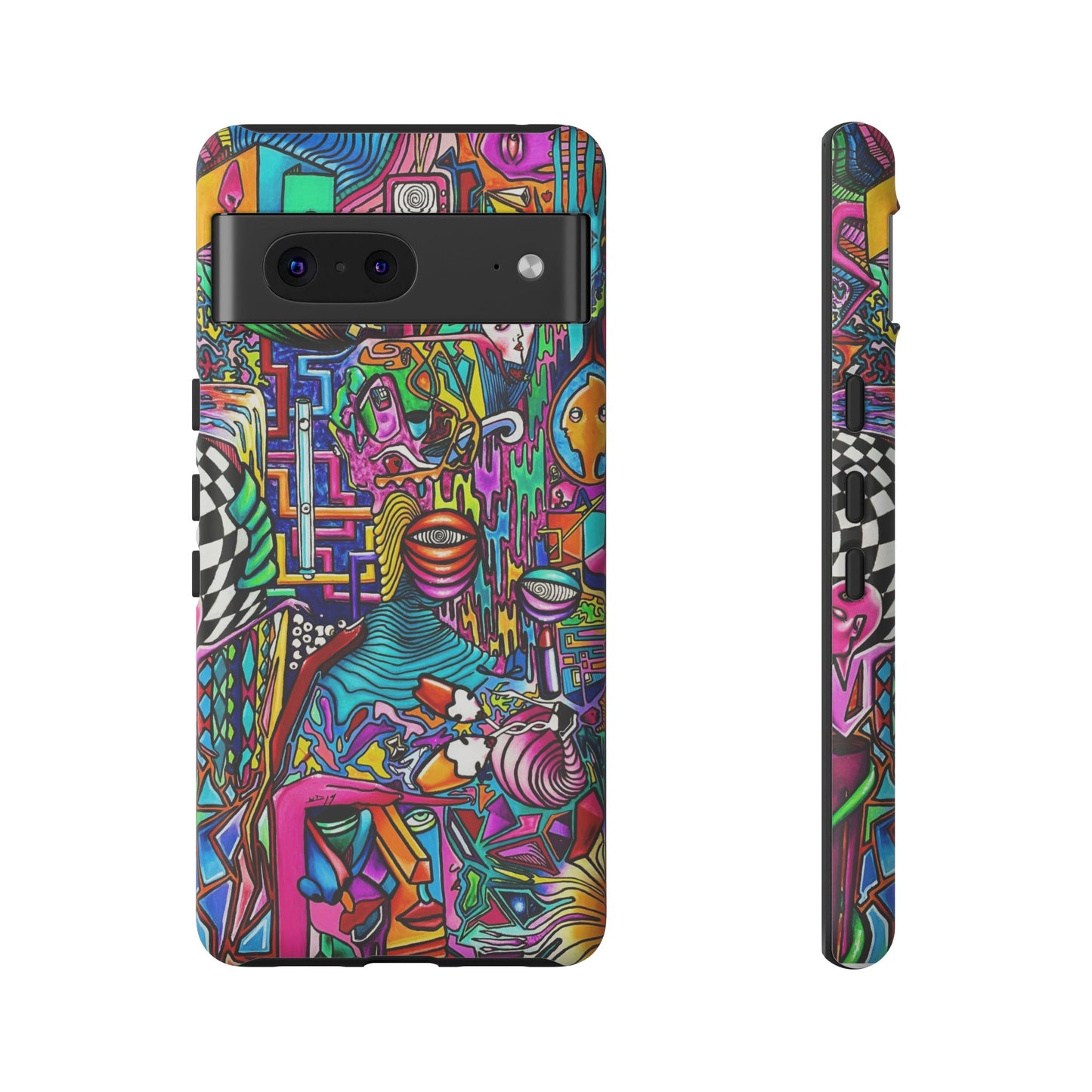 Dream World Vibrant Phone Case with Abstract Art | Tough Cases for Creative Souls, Colorful Accessories, Unique Gifts, Phone Protection, Artistic [...]