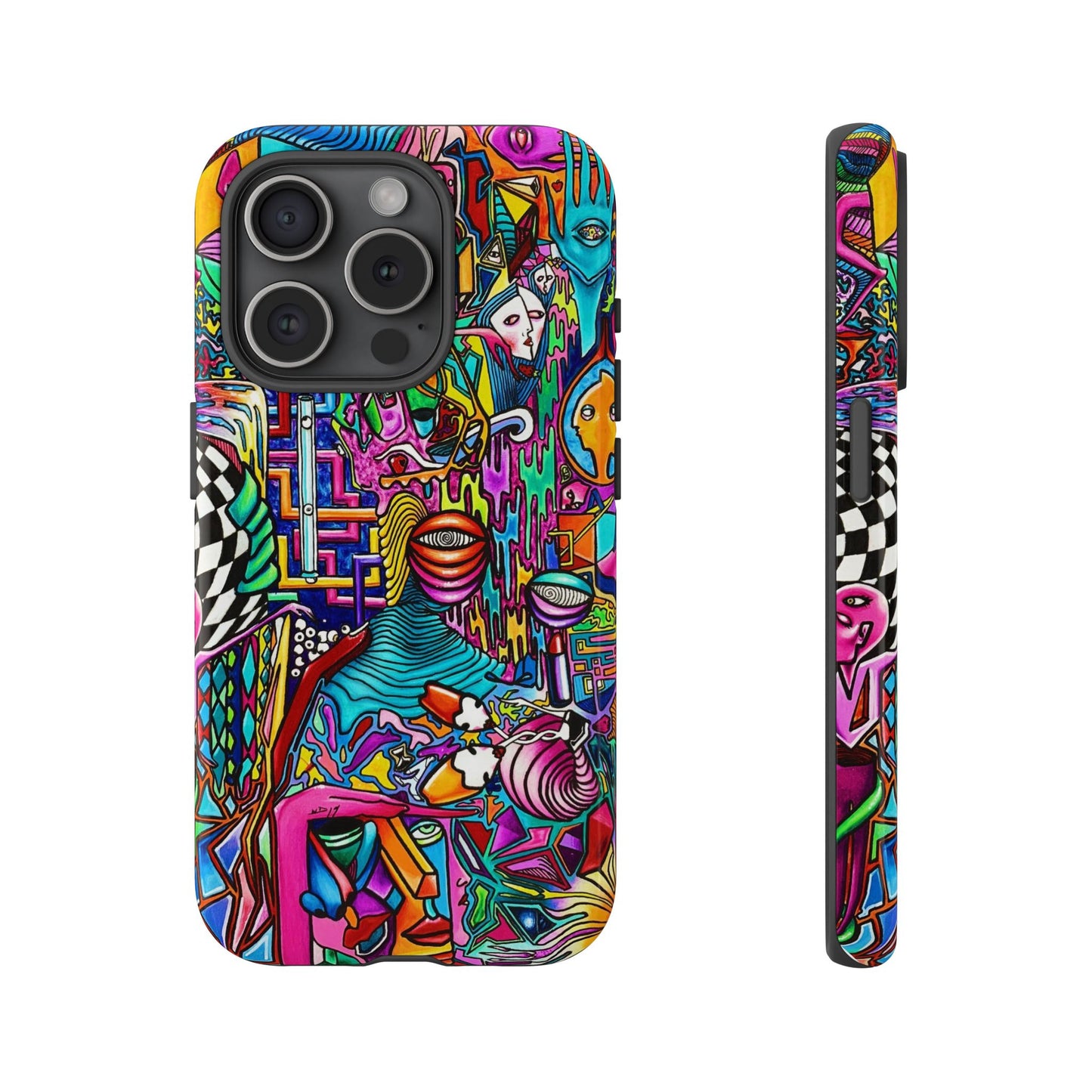 Dream World Vibrant Phone Case with Abstract Art | Tough Cases for Creative Souls, Colorful Accessories, Unique Gifts, Phone Protection, Artistic [...]