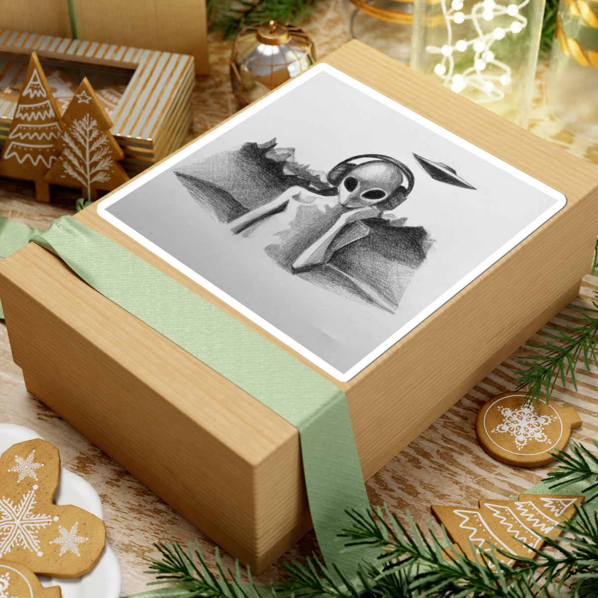 Alien Playlist Sticker Set