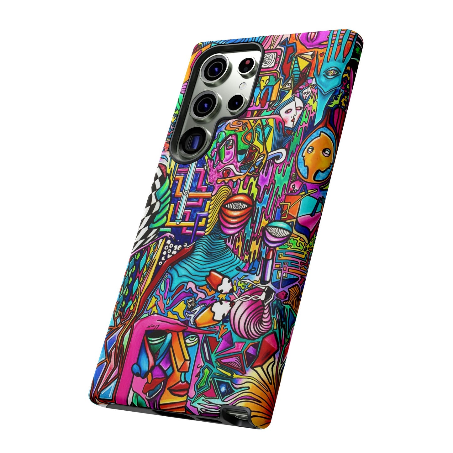 Dream World Vibrant Phone Case with Abstract Art | Tough Cases for Creative Souls, Colorful Accessories, Unique Gifts, Phone Protection, Artistic [...]