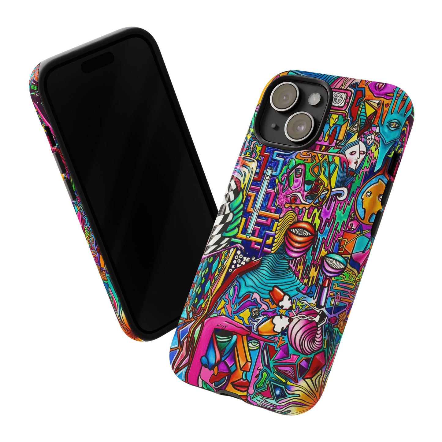 Dream World Vibrant Phone Case with Abstract Art | Tough Cases for Creative Souls, Colorful Accessories, Unique Gifts, Phone Protection, Artistic [...]