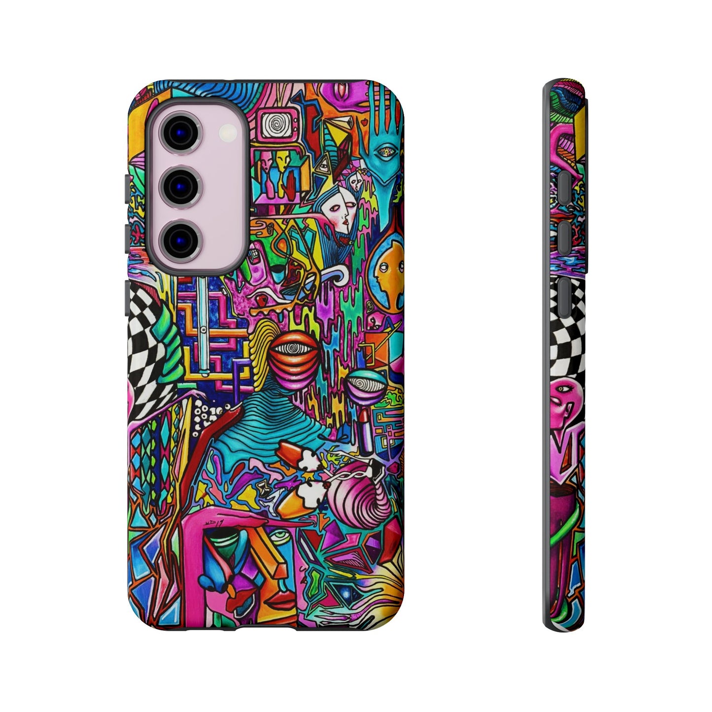 Dream World Vibrant Phone Case with Abstract Art | Tough Cases for Creative Souls, Colorful Accessories, Unique Gifts, Phone Protection, Artistic [...]