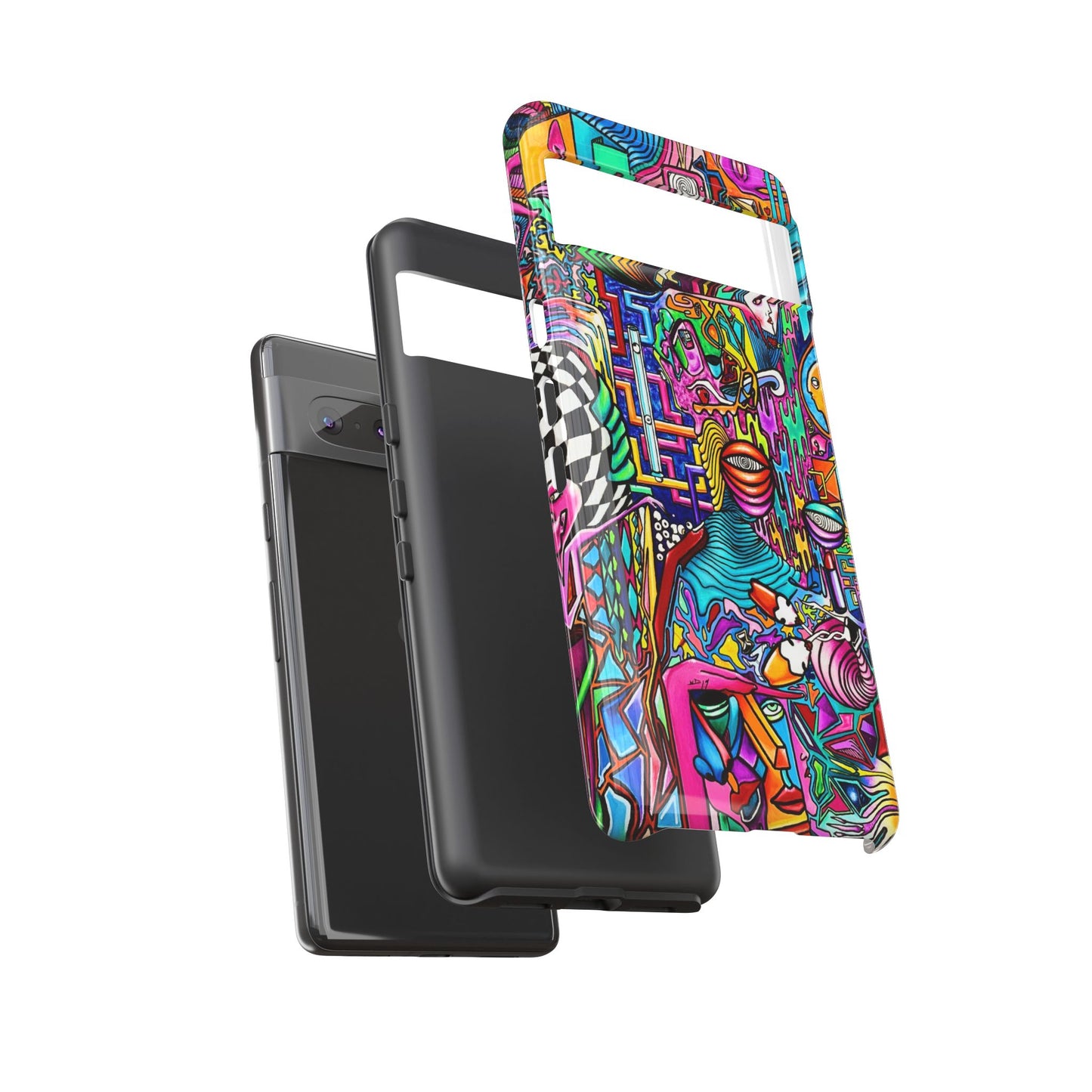 Dream World Vibrant Phone Case with Abstract Art | Tough Cases for Creative Souls, Colorful Accessories, Unique Gifts, Phone Protection, Artistic [...]