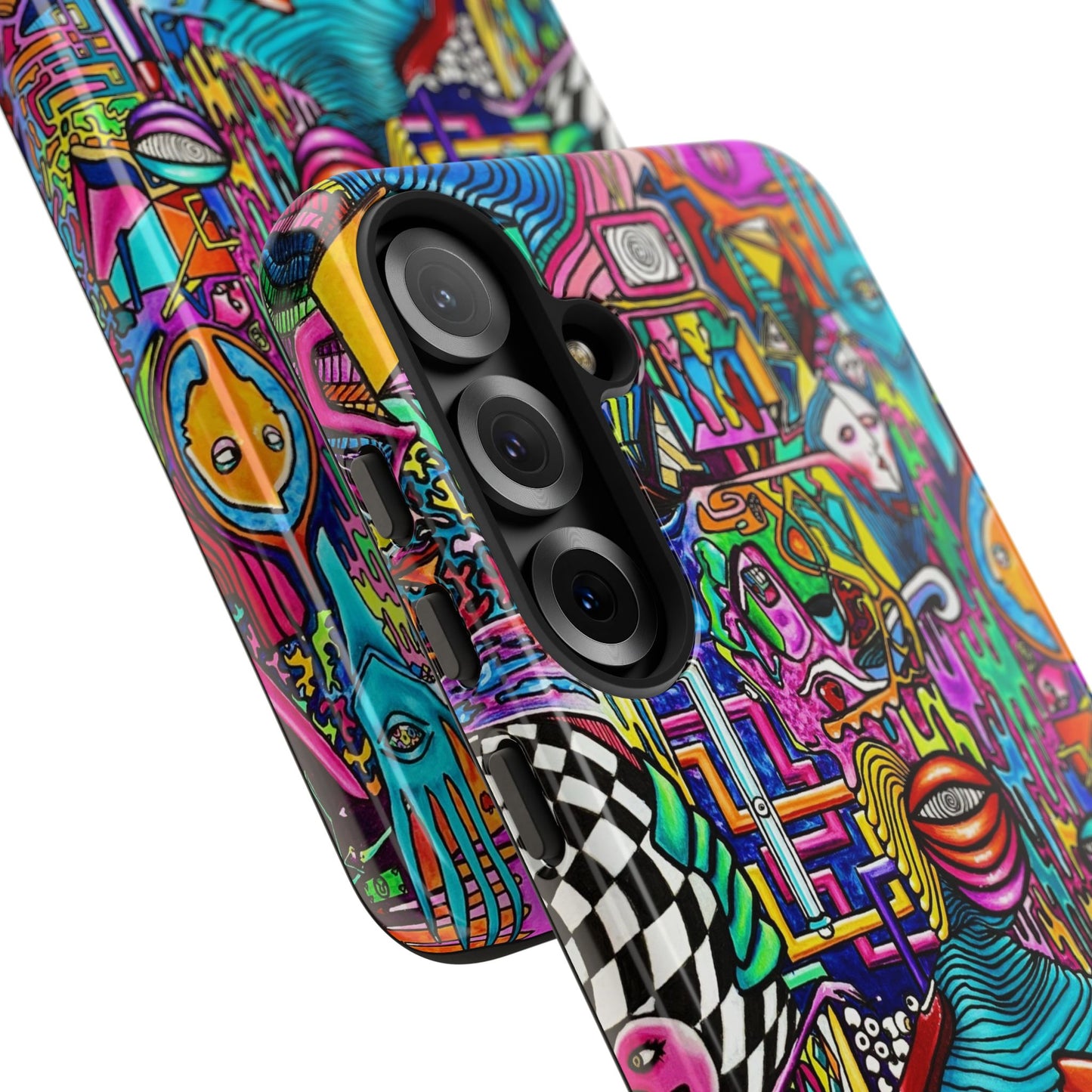 Dream World Vibrant Phone Case with Abstract Art | Tough Cases for Creative Souls, Colorful Accessories, Unique Gifts, Phone Protection, Artistic [...]